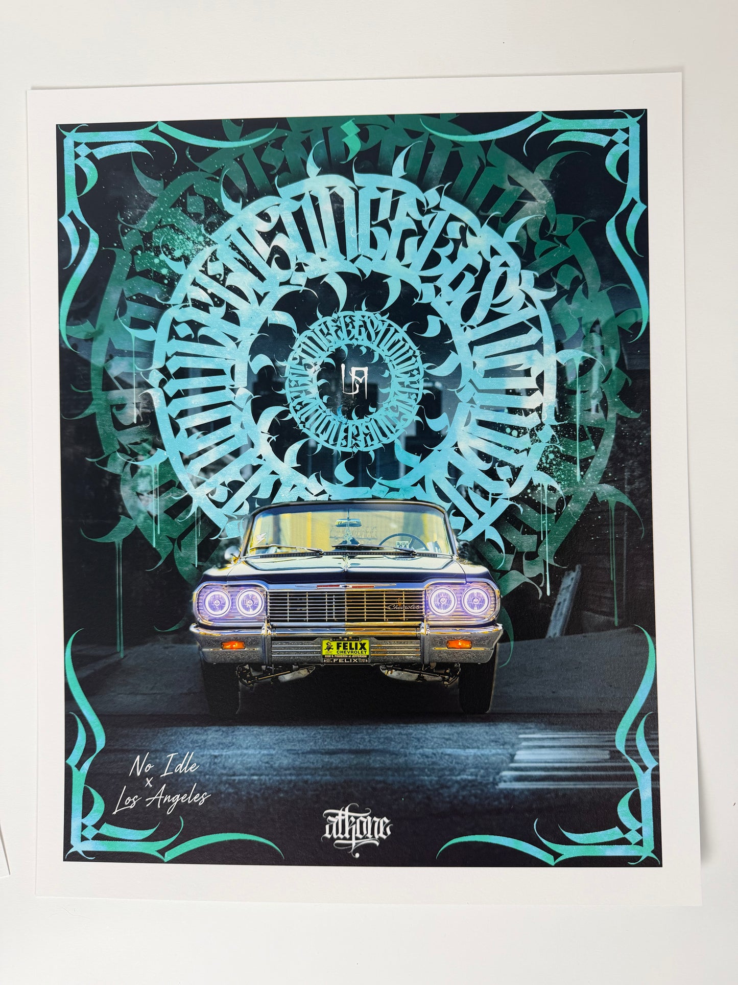 Los Angeles - Limited Edition Fine Art Print No Idle x Atkone collab