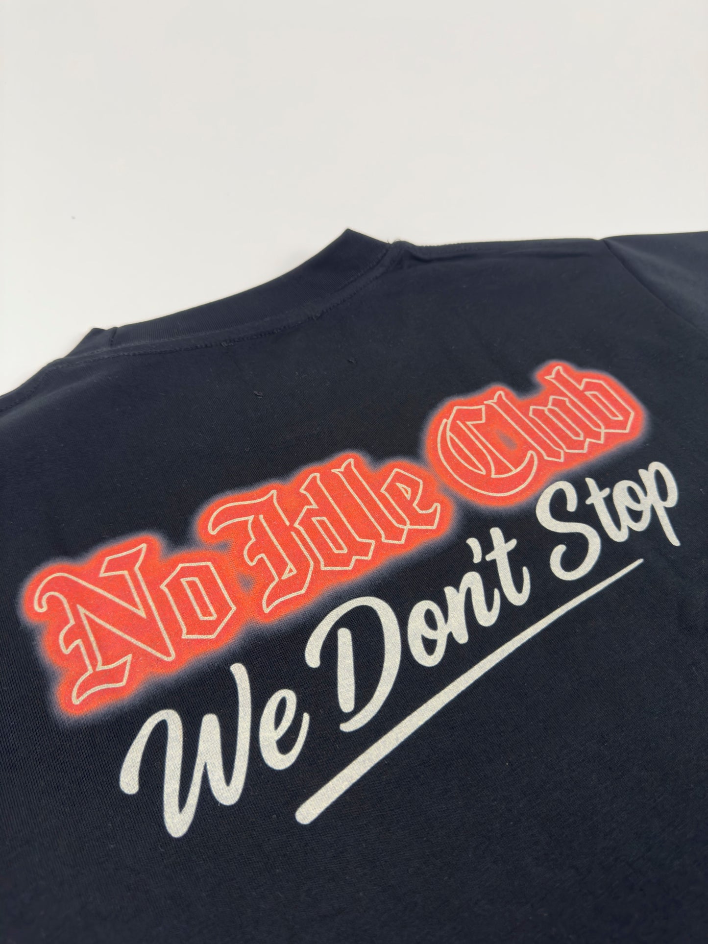 No Idle Club T-Shirt Black