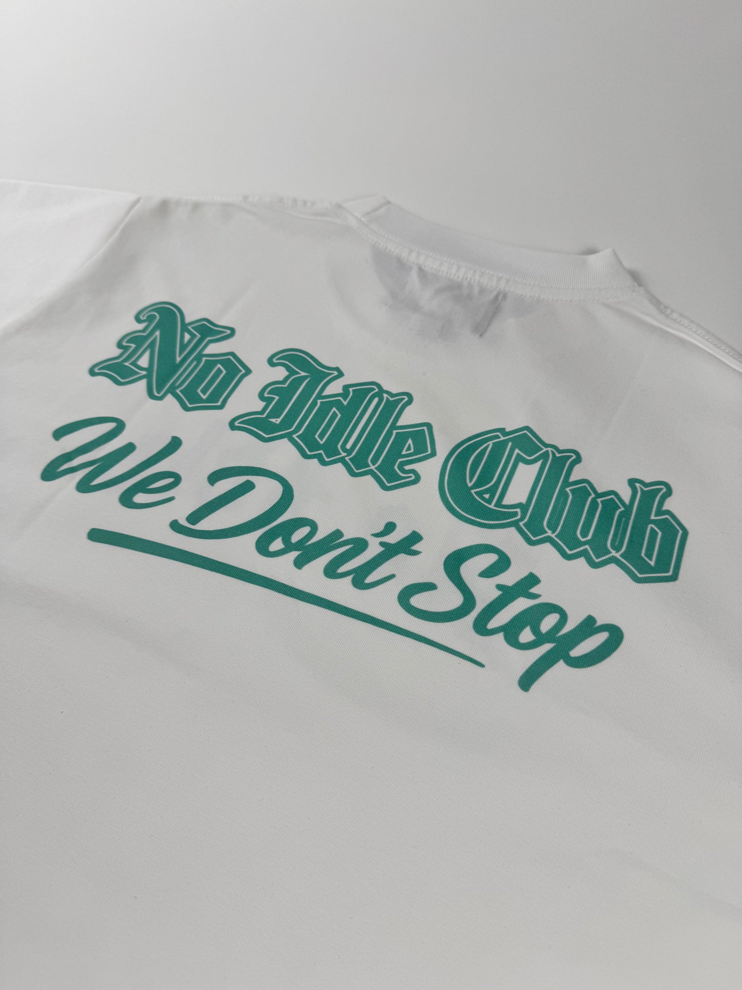 No Idle Club T-Shirt White