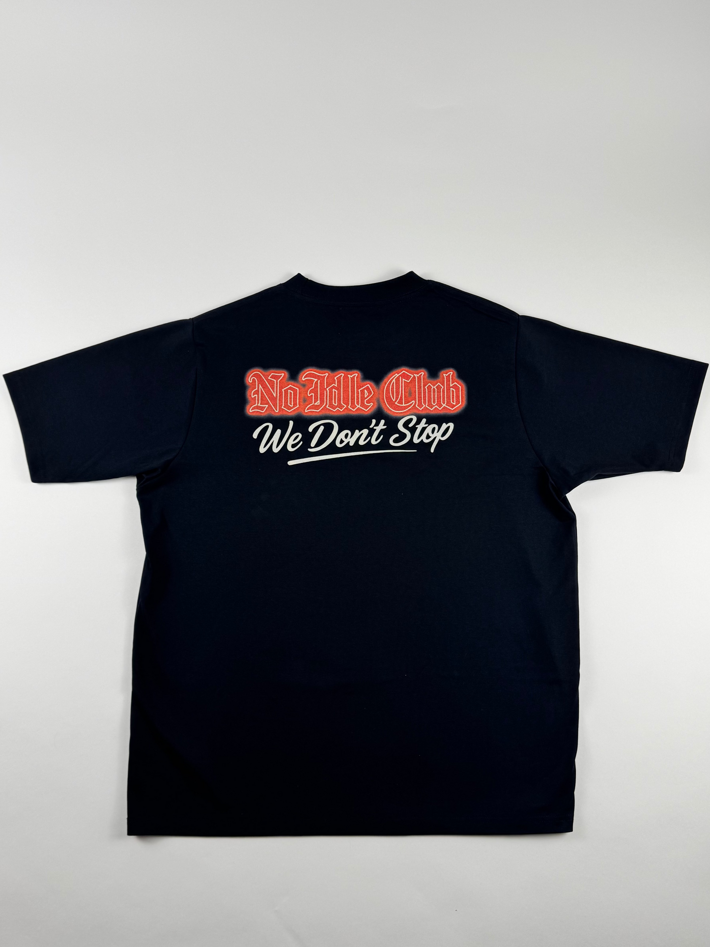No Idle Club T-Shirt Black