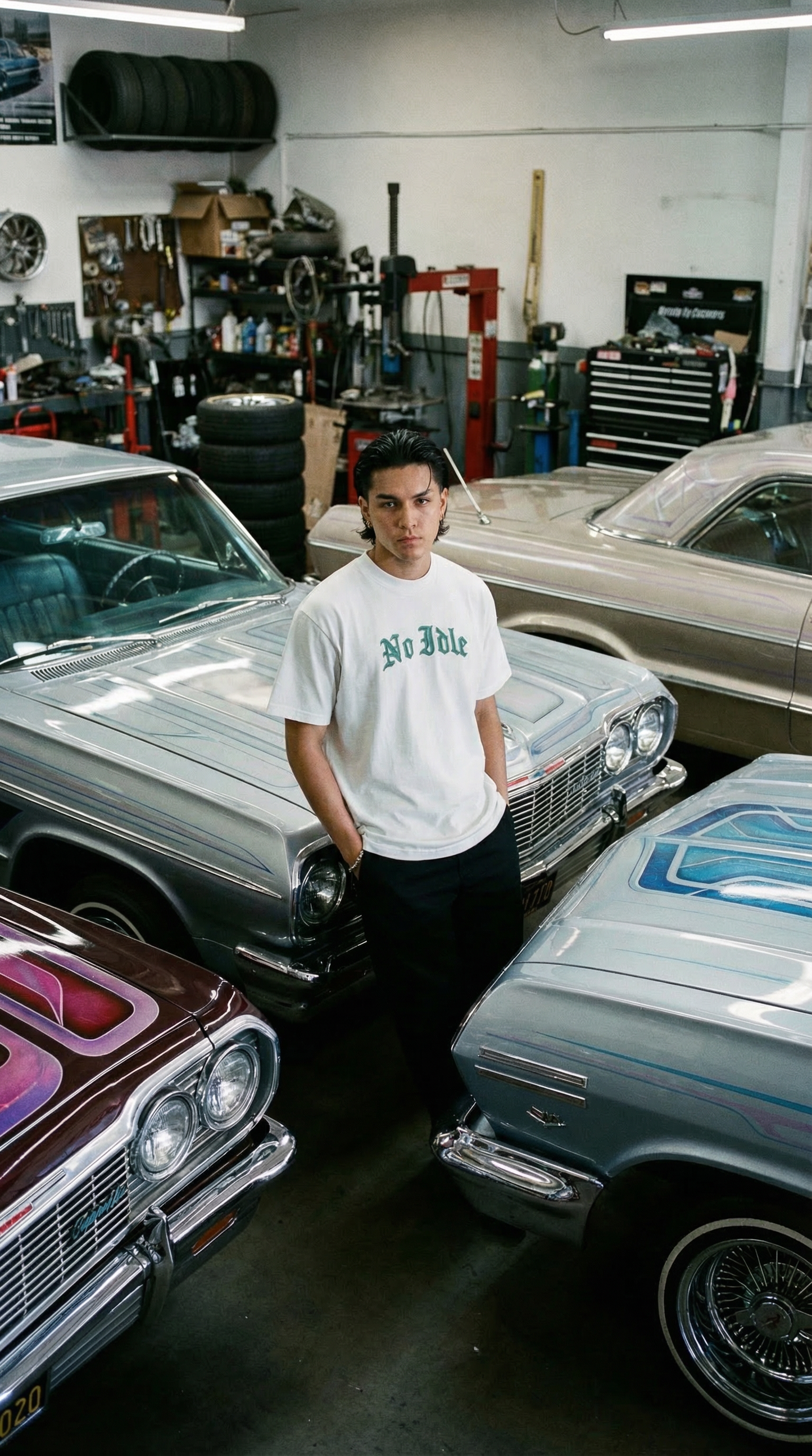 No Idle Club T-Shirt White